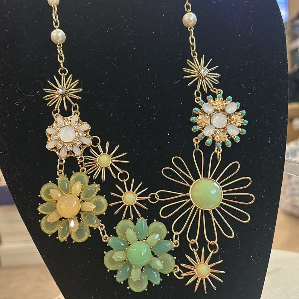 Vintage Fantasy Garden Necklace,NWT-Boutique